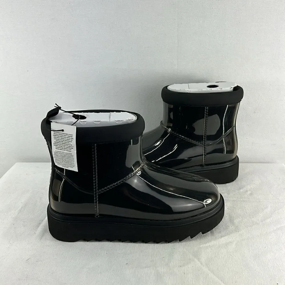 Koolburra by UGG Koola Clear Mini Boots- Clear/Black- Size 5- NIB - Picture 5 of 7